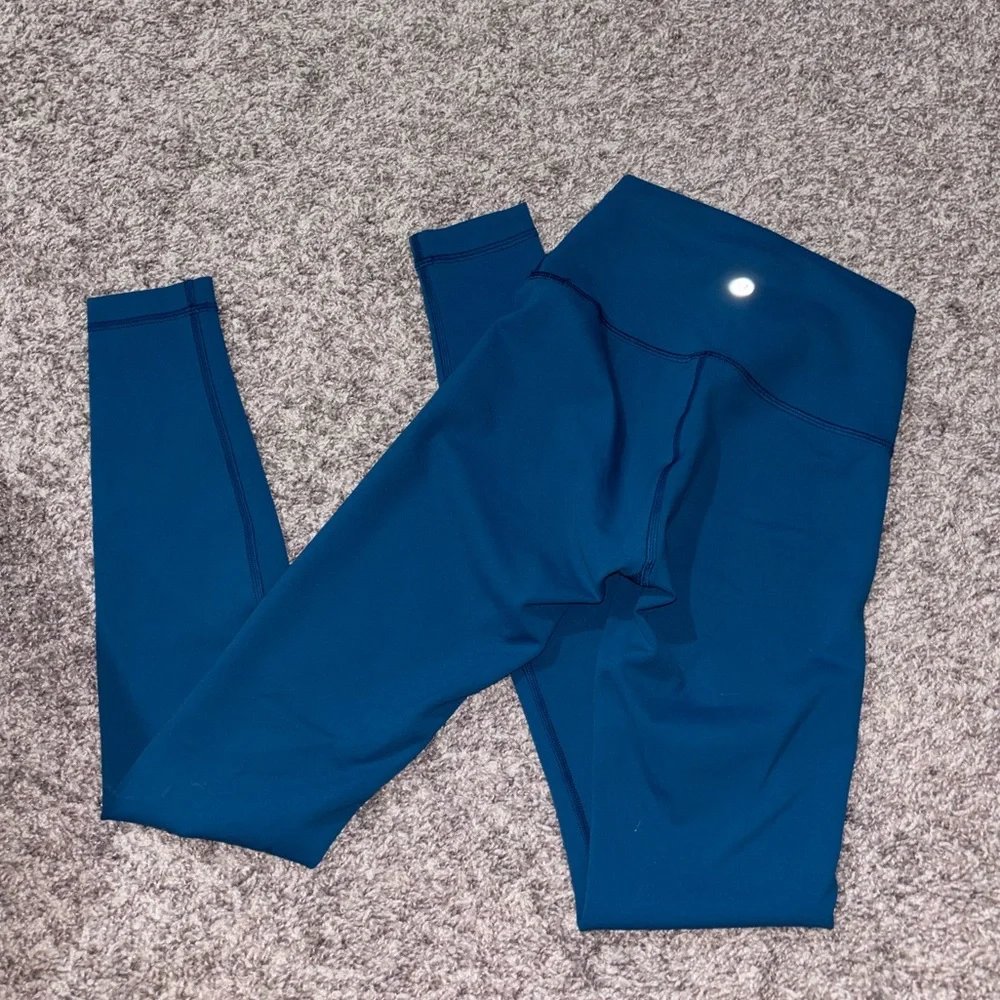 NWOT lululemon align leggings 2 torquoise - Picture 5 of 6